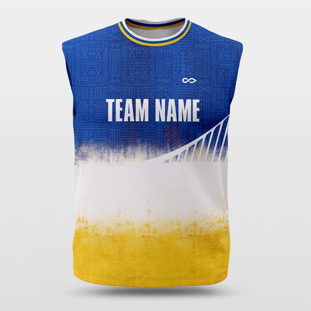 Warriors - Customized Wide Shoulder Basketball Jersey NBK112