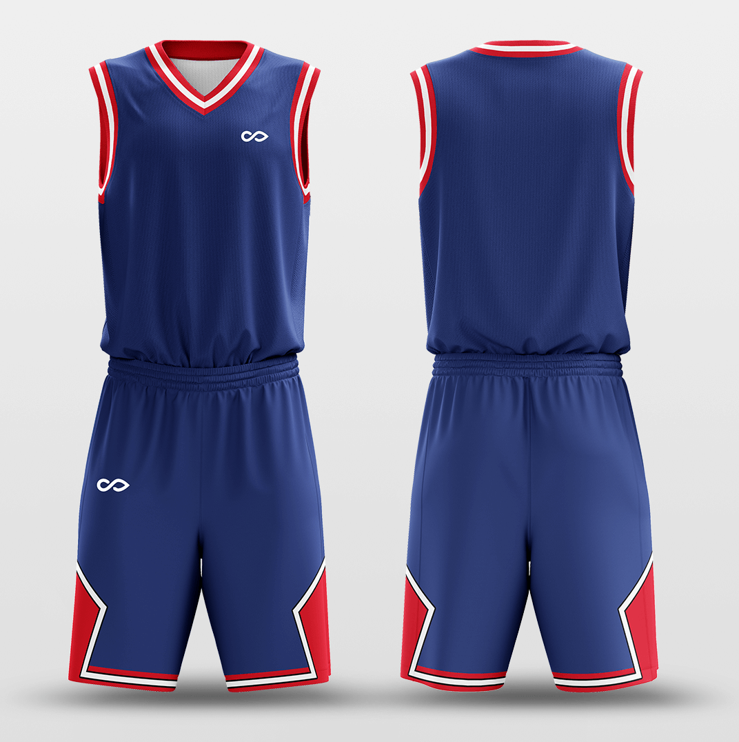 darkblue basketball jersey kit
