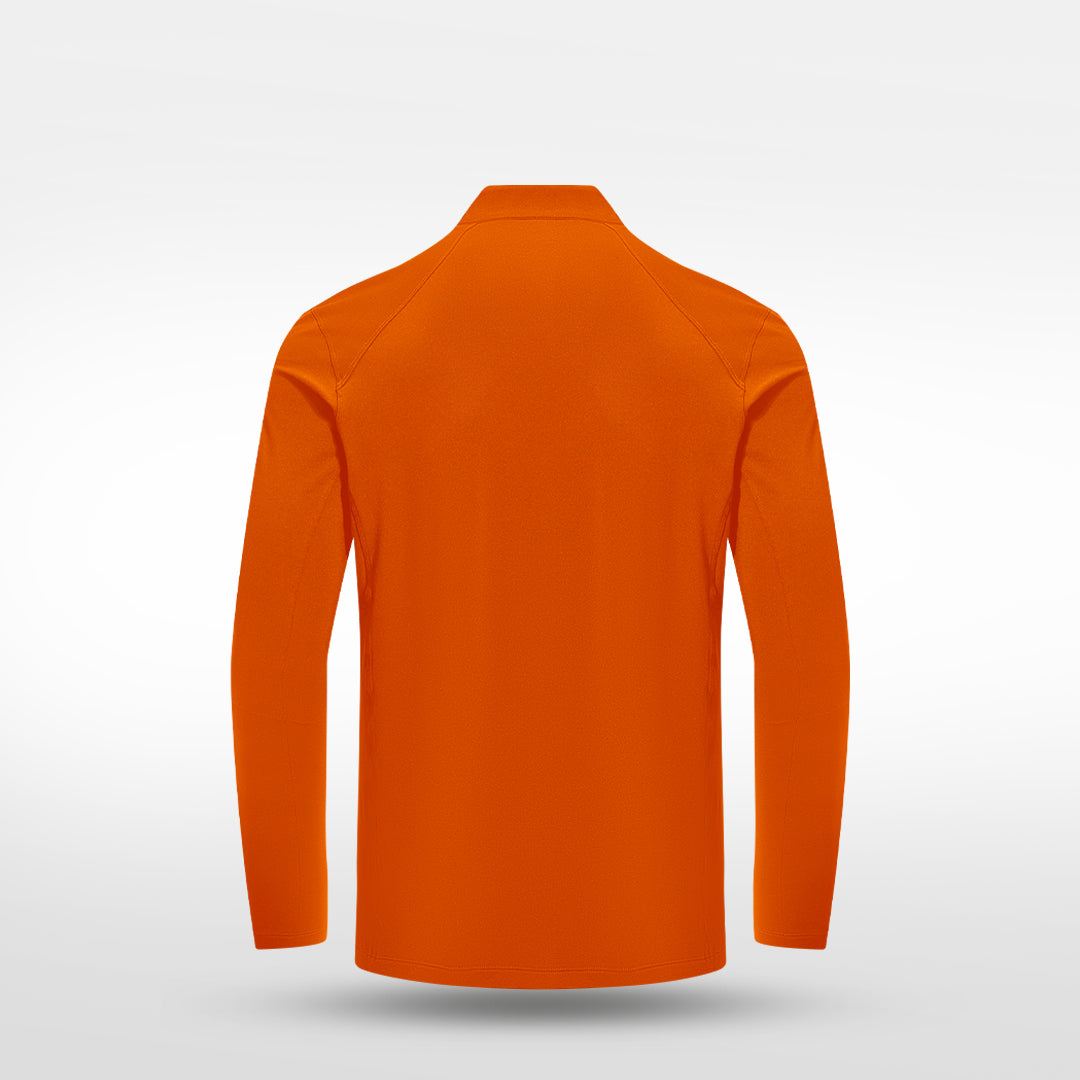 裏起毛ハーフジップウェア