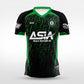 Cikers Sports black / S Ghost Flame - Custom Soccer Jersey for Men Sublimation -WS201GYUT3