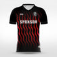 Cikers Sports black / S Rhythmic Tide - Custom Soccer Jersey for Men Sublimation -  WS201GCLDZC3