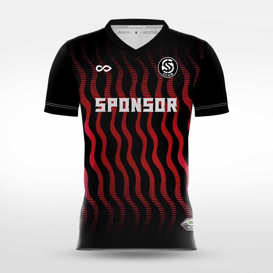 Cikers Sports black / S Rhythmic Tide - Custom Soccer Jersey for Men Sublimation -  WS201GCLDZC3