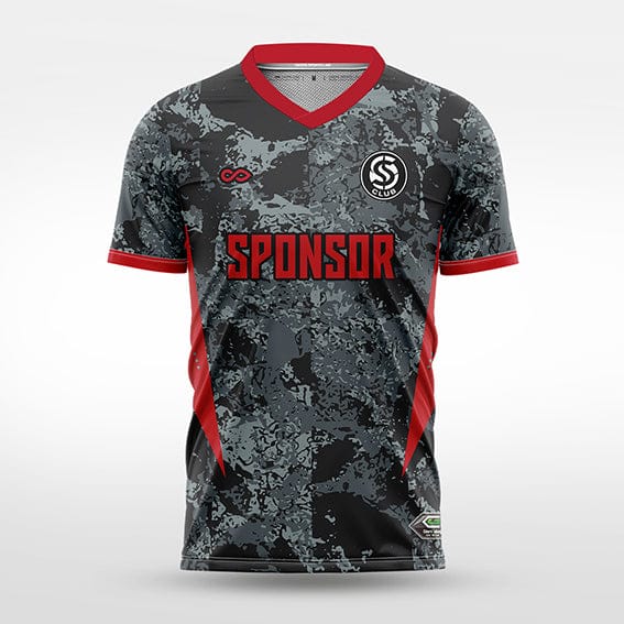 Cikers Sports black / S Sharp Shard - Custom Soccer Jersey for Men Sublimation - WS201GCFL3