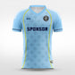 Cikers Sports blue / S Diamond Array - Custom Soccer Jersey for Men Sublimation - WS201GCLD3