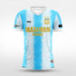 Cikers Sports blue / S Glory Emblem - Custom Soccer Jersey for Men Sublimation - WS201GYVJ3