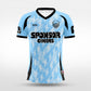 Cikers Sports blue / S Phantom Feather - Custom Soccer Jersey for Men Sublimation - WS201GYVX3