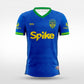 Cikers Sports blue / S Red Halberd- Custom Soccer Jersey for Men Sublimation - WS201GYVS3