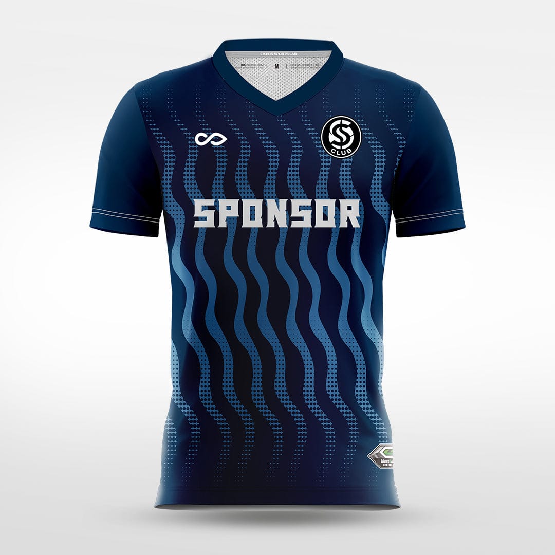 Cikers Sports blue / S Rhythmic Tide - Custom Soccer Jersey for Men Sublimation -  WS201GCLDZC3
