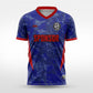 Cikers Sports blue / S Sharp Shard - Custom Soccer Jersey for Men Sublimation - WS201GCFL3