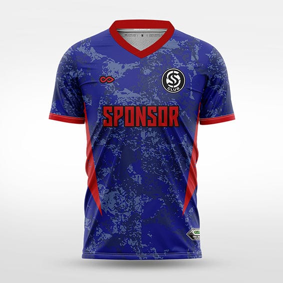Cikers Sports blue / S Sharp Shard - Custom Soccer Jersey for Men Sublimation - WS201GCFL3