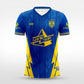 Cikers Sports blue / S Wheat Plain- Custom Soccer Jersey for Men Sublimation - WS201GYVC3