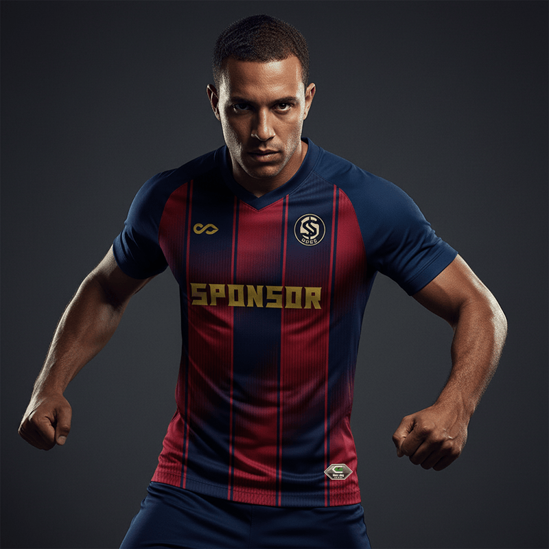 Cikers Sports Emblem - Custom Soccer Jersey for Men Sublimation -  WS201GCWY3
