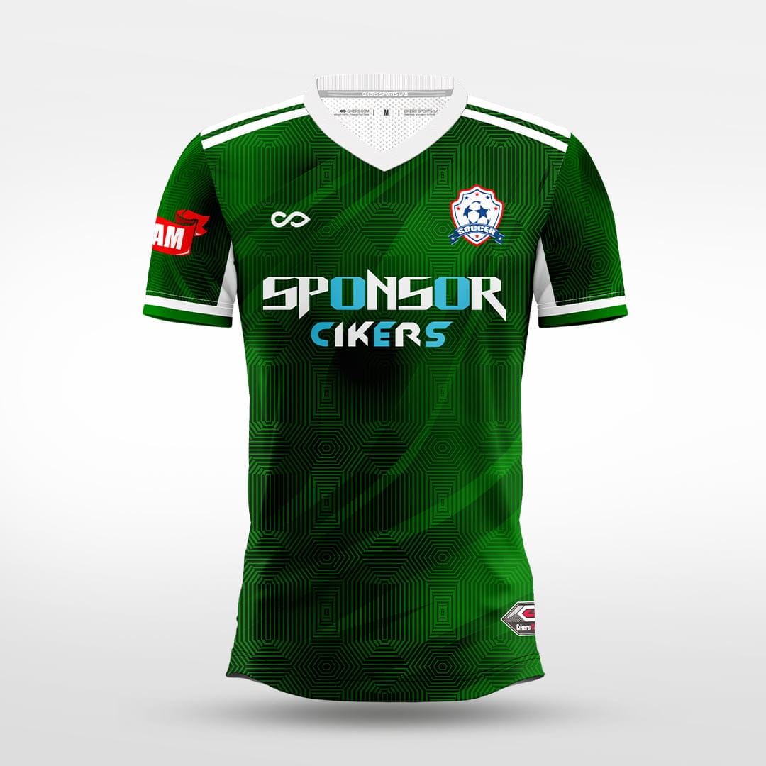 Cikers Sports green / S Beautiful Light - Custom Soccer Jersey for Men Sublimation - WS201GYVY3