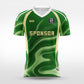 Cikers Sports green / S Colorful Frontline - Custom Soccer Jersey for Men Sublimation - WS201GCHCFX3