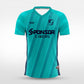 Cikers Sports green / S front boundary - Custom Soccer Jersey for Men Sublimation - WS201GYUU3