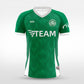 Cikers Sports green / S Layered Peaks - Custom Soccer Jersey for Men Sublimation - WS201GYUQ3