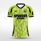 Cikers Sports green / S Phantom Feather - Custom Soccer Jersey for Men Sublimation - WS201GYVX3