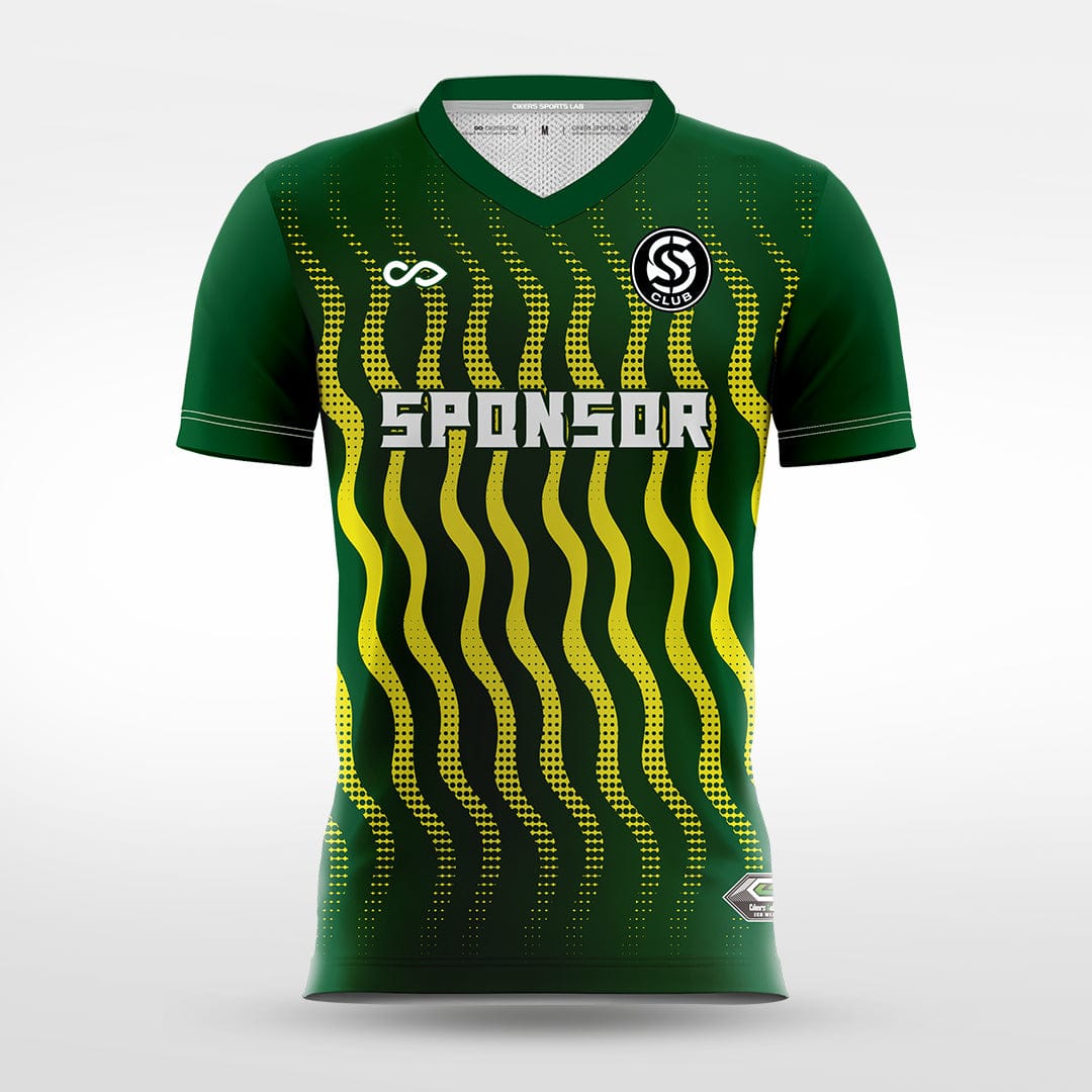 Cikers Sports green / S Rhythmic Tide - Custom Soccer Jersey for Men Sublimation -  WS201GCLDZC3