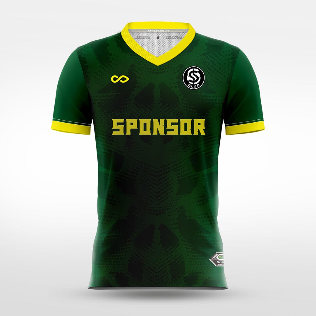 Cikers Sports green / S Scale Pulse - Custom Soccer Jersey for Men Sublimation - WS201GCLCMC3