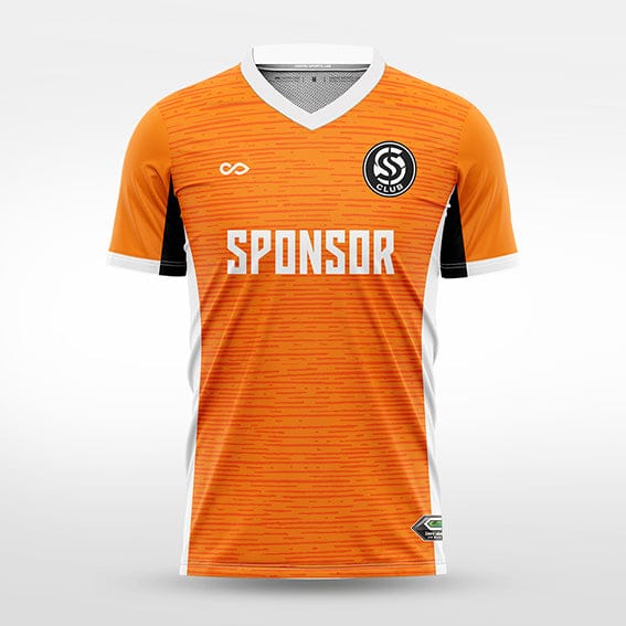 Cikers Sports orange / S Flashing Line - Custom Soccer Jersey for Men Sublimation - WS201GCSSX3