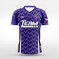 Cikers Sports purple / S Shadow Feather - Custom Soccer Jersey for Men Sublimation -WS201GYVP3