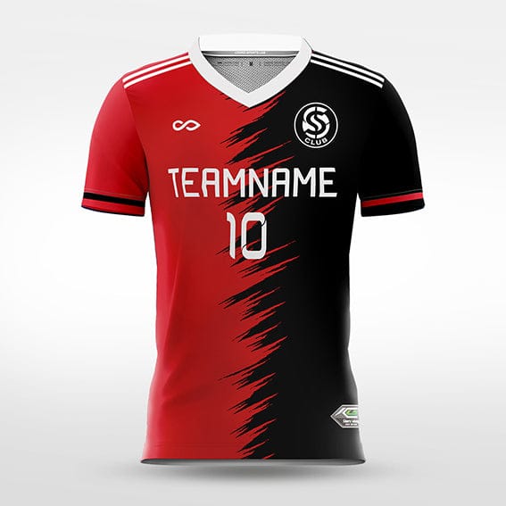 Cikers Sports red black / S Rift Order - Custom Soccer Jersey for Men Sublimation - WS201GCLX3