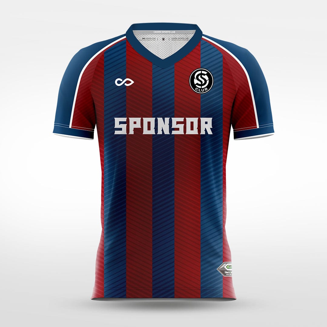 Cikers Sports red blue / S Blade Speed - Custom Soccer Jersey for Men Sublimation - WS201GCFS3
