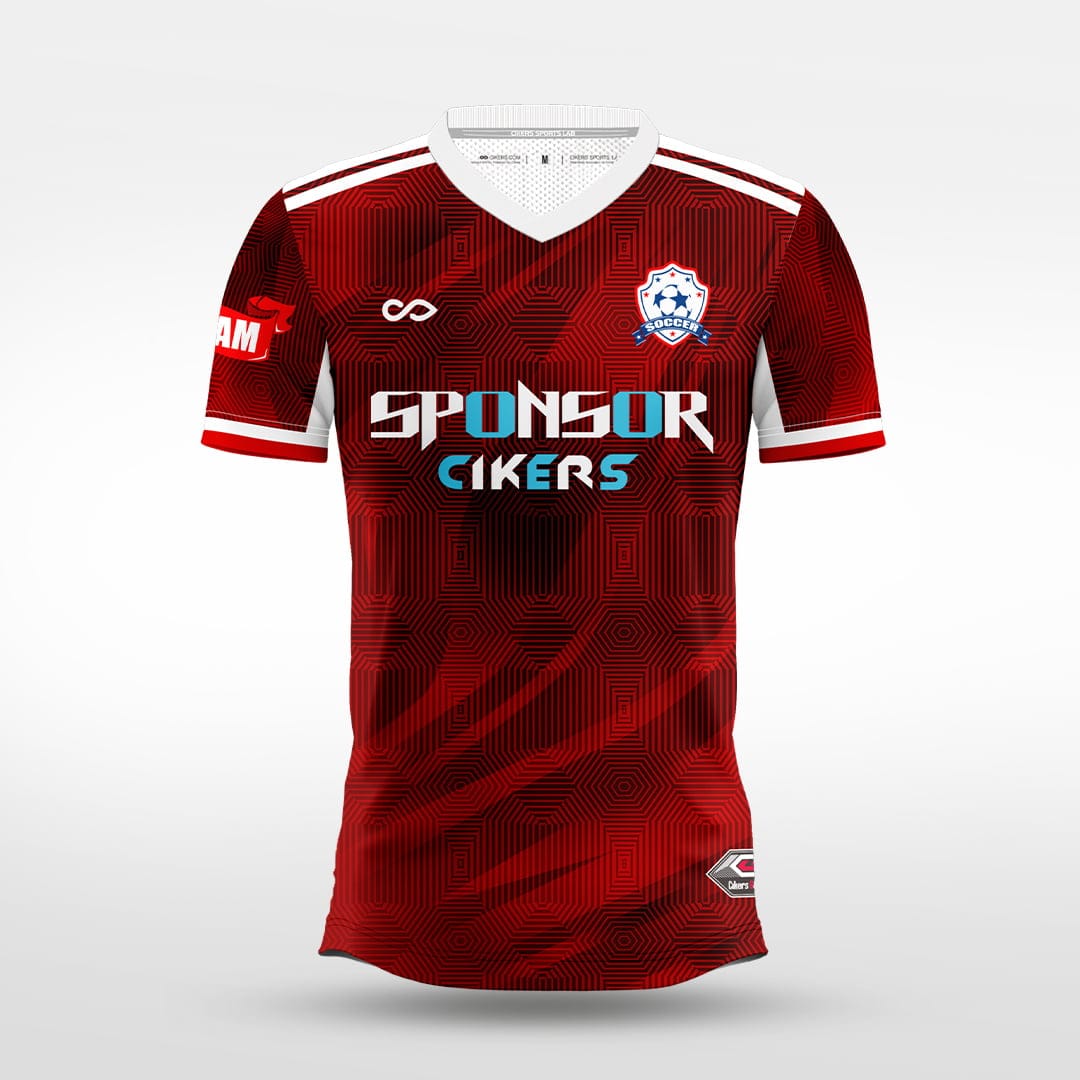 Cikers Sports red / S Beautiful Light - Custom Soccer Jersey for Men Sublimation - WS201GYVY3