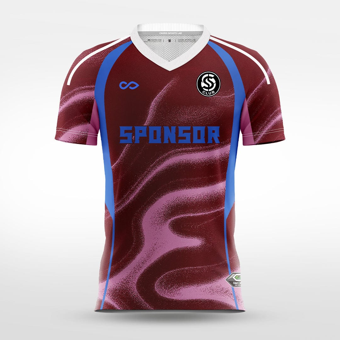 Cikers Sports red / S Colorful Frontline - Custom Soccer Jersey for Men Sublimation - WS201GCHCFX3