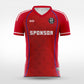 Cikers Sports red / S Diamond Array - Custom Soccer Jersey for Men Sublimation - WS201GCLD3