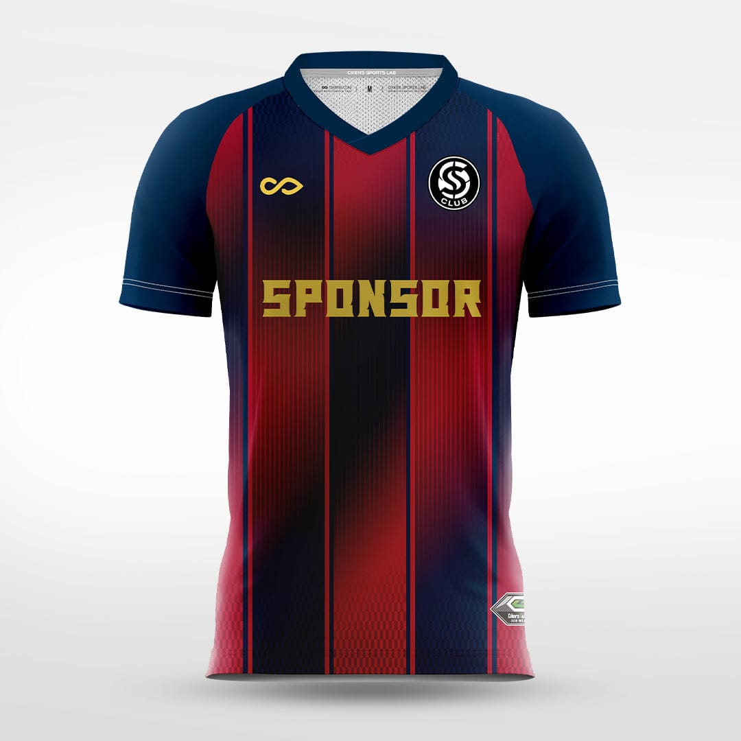 Cikers Sports red / S Emblem - Custom Soccer Jersey for Men Sublimation -  WS201GCWY3