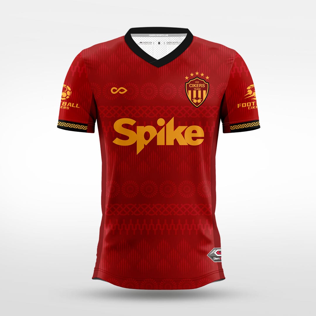 Cikers Sports red / S Red Halberd- Custom Soccer Jersey for Men Sublimation - WS201GYVS3