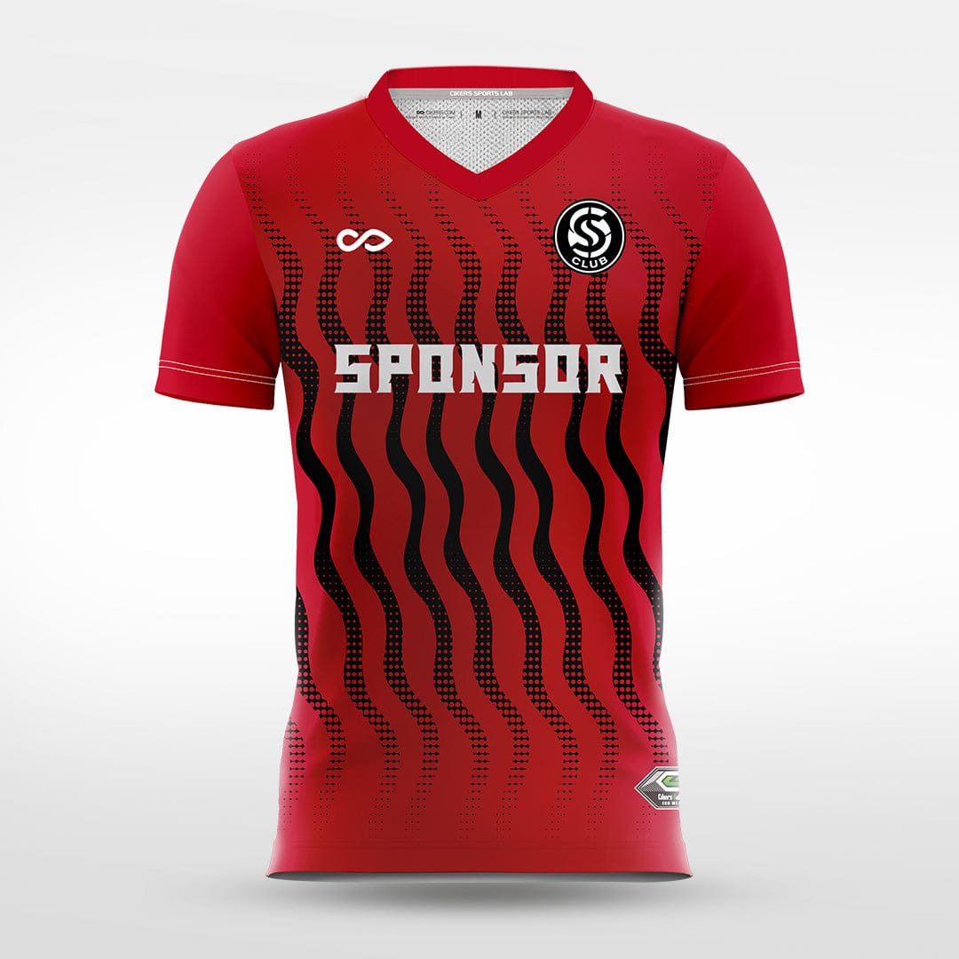 Cikers Sports red / S Rhythmic Tide - Custom Soccer Jersey for Men Sublimation -  WS201GCLDZC3
