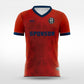Cikers Sports red / S Scale Pulse - Custom Soccer Jersey for Men Sublimation - WS201GCLCMC3