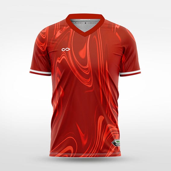 Cikers Sports Ripple Vein - Custom Soccer Jersey for Men Sublimation - WS201GCLW3