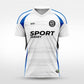 Cikers Sports white blue / S Wingback - Custom Soccer Jersey for Men Sublimation - WS201GCHY3