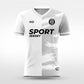 Cikers Sports white gray / S Wave Cutter - Custom Soccer Jersey for Men Sublimation - WS201GCZL3