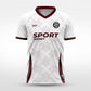 Cikers Sports white red / S Realm Racers - Custom Soccer Jersey for Men Sublimation - WS201GCFYJC3