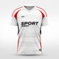 Cikers Sports white red / S Wingback - Custom Soccer Jersey for Men Sublimation - WS201GCHY3