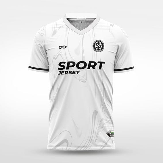 Cikers Sports white / S Ripple Vein - Custom Soccer Jersey for Men Sublimation - WS201GCLW3