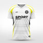 Cikers Sports white yellow / S Wingback - Custom Soccer Jersey for Men Sublimation - WS201GCHY3