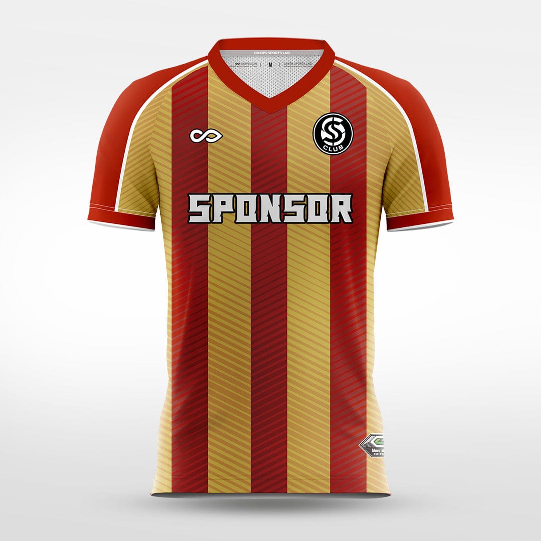 Cikers Sports yellow red / S Blade Speed - Custom Soccer Jersey for Men Sublimation - WS201GCFS3