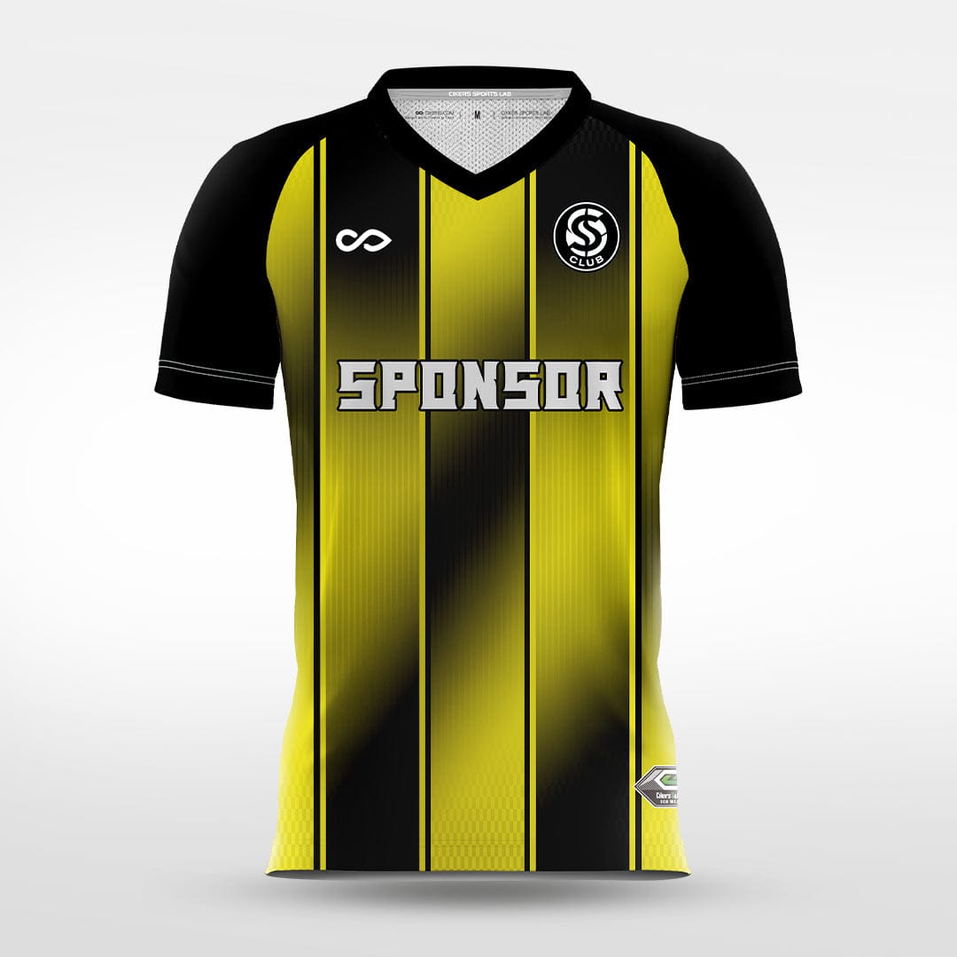 Cikers Sports yellow / S Emblem - Custom Soccer Jersey for Men Sublimation - WS201GCWY3
