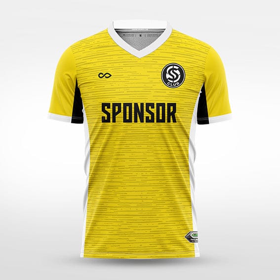 Cikers Sports yellow / S Flashing Line - Custom Soccer Jersey for Men Sublimation - WS201GCSSX3