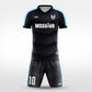 XTeamwear Soccer Uniforms black / S General on Horseback - Custom Soccer Jerseys Kit Sublimated for Team - WS204GCZY3