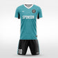 XTeamwear Soccer Uniforms blue / S Flashing Line - Custom Soccer Jerseys Kit Sublimated for Team - WS204GCSSX3