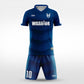 XTeamwear Soccer Uniforms blue / S General on Horseback - Custom Soccer Jerseys Kit Sublimated for Team - WS204GCZY3