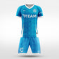 XTeamwear Soccer Uniforms blue / S Layered Peaks - Custom Soccer Jerseys Kit Sublimated for Team - WS204GCCL3