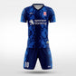 XTeamwear Soccer Uniforms blue / S Night Stalker - Custom Soccer Jerseys Kit Sublimated for Team - WS204GYUM3