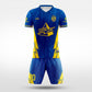 XTeamwear Soccer Uniforms blue / S Wheatfield - Custom Soccer Jerseys Kit Sublimated for Team - WS204GCYM3